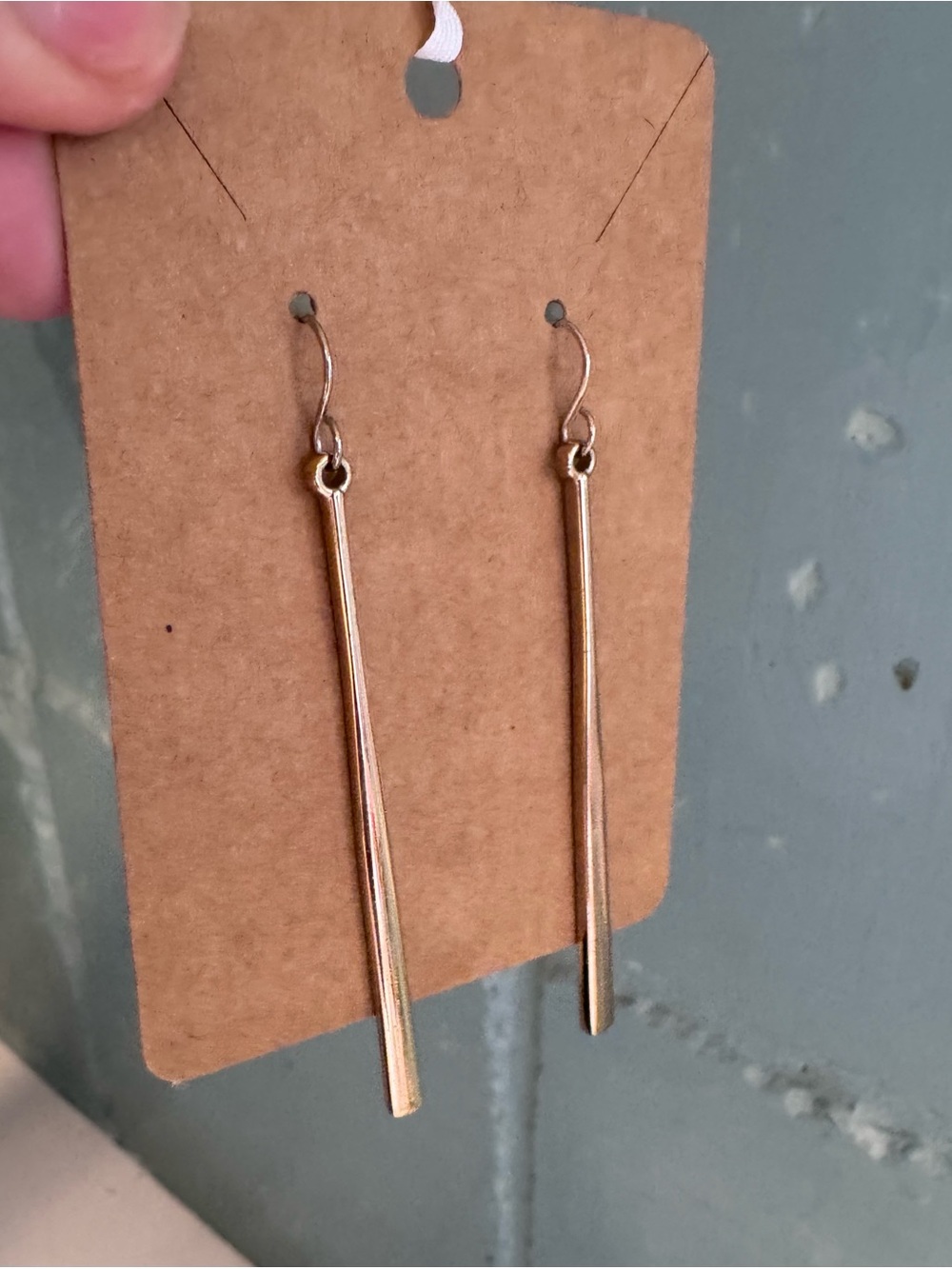Bar Drop Earrings - Sleek Women's Jewelry